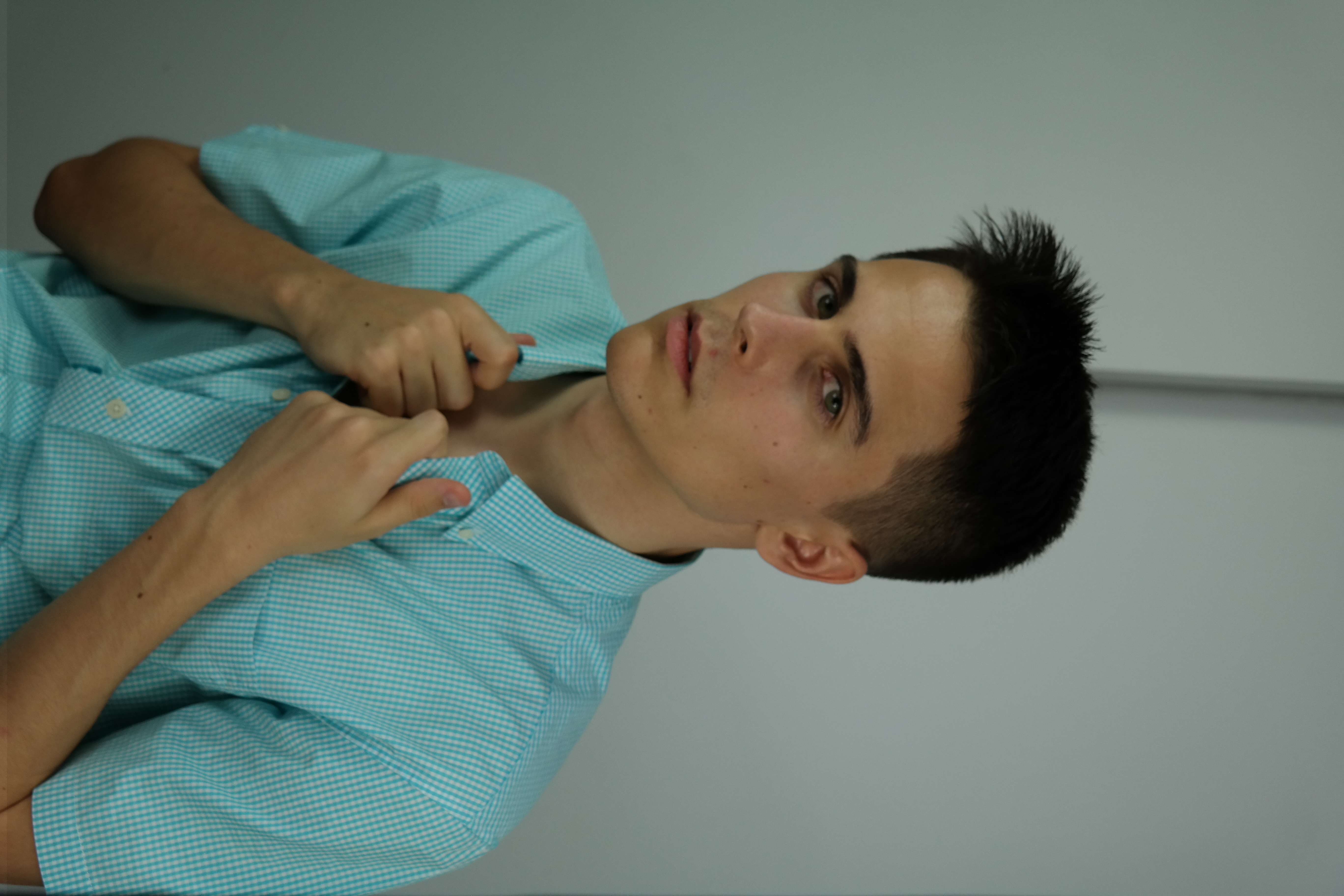 Ángel Blanco García — Retrato camisa cuello